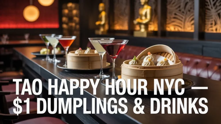 TAO Happy Hour