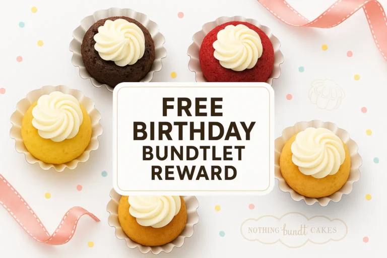 Nothing Bundt Cakes birthday reward