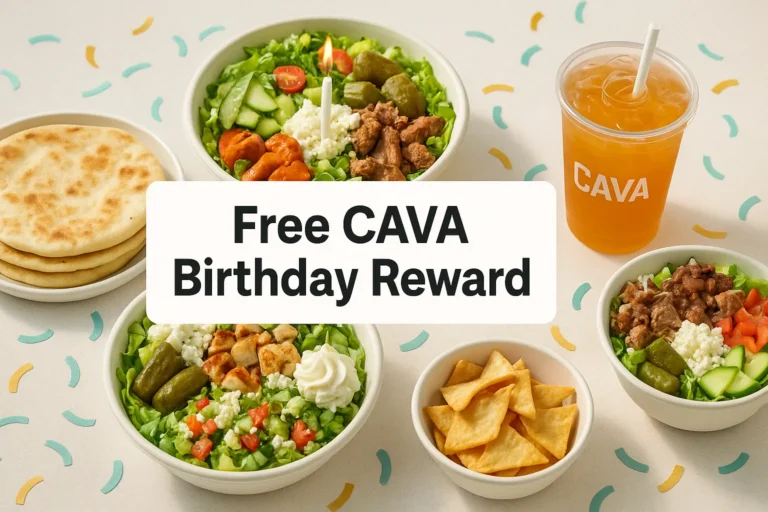 CAVA birthday reward