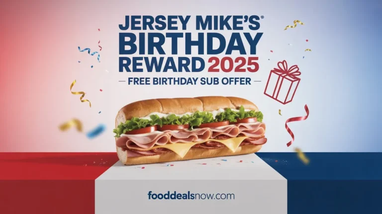 Jersey Mike’s birthday reward