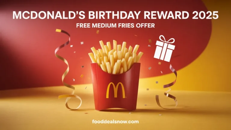McDonald’s birthday reward