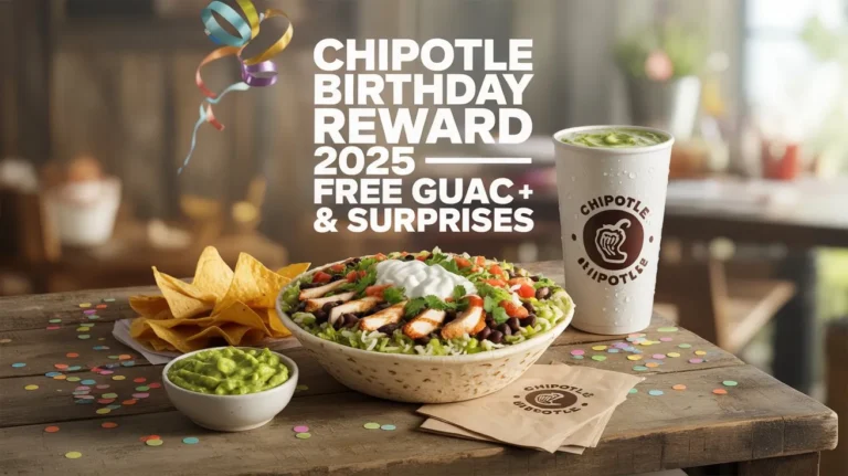 Chipotle Birthday Reward