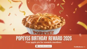 Popeyes birthday reward