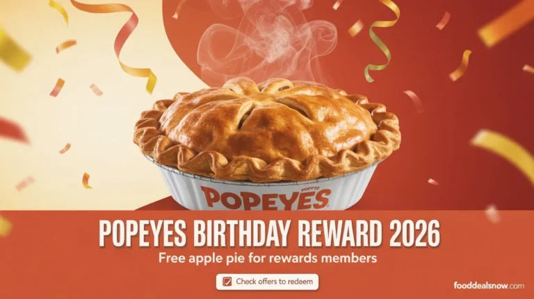Popeyes birthday reward