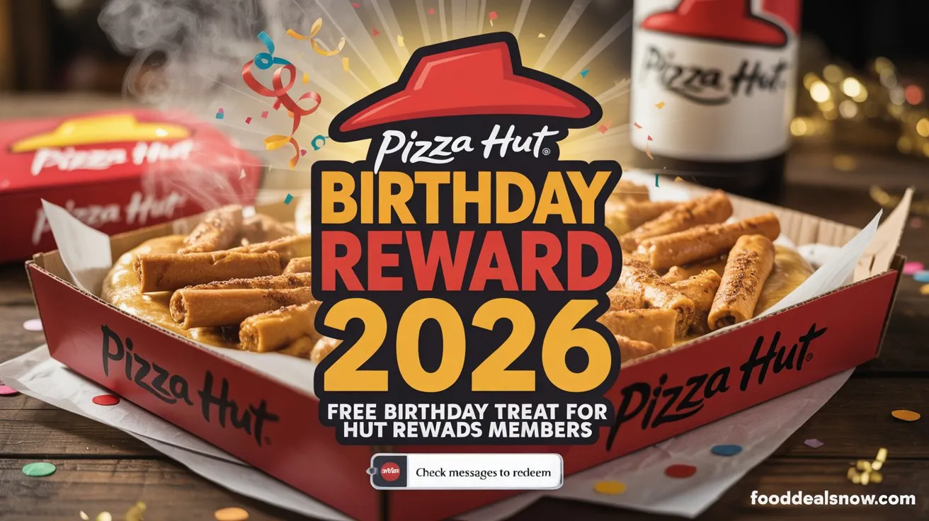 Pizza Hut Birthday Reward